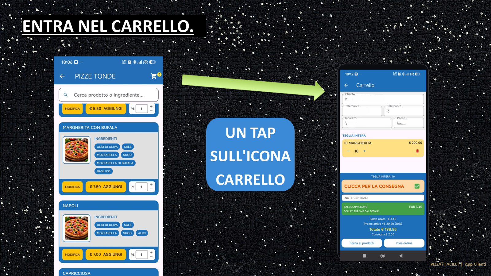 Slide 11 della presentazione App Clienti migliorata