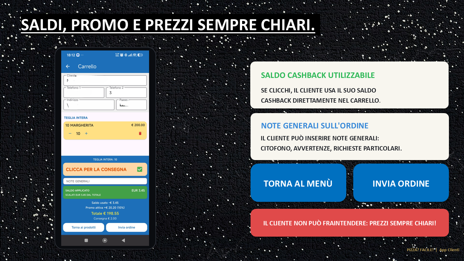 Slide 13 della presentazione App Clienti migliorata