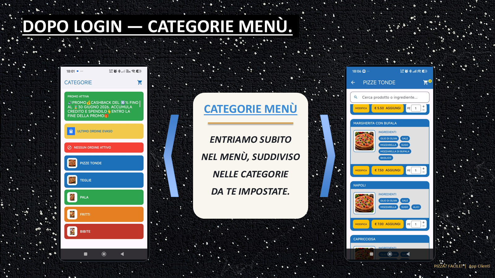 Slide 7 della presentazione App Clienti migliorata